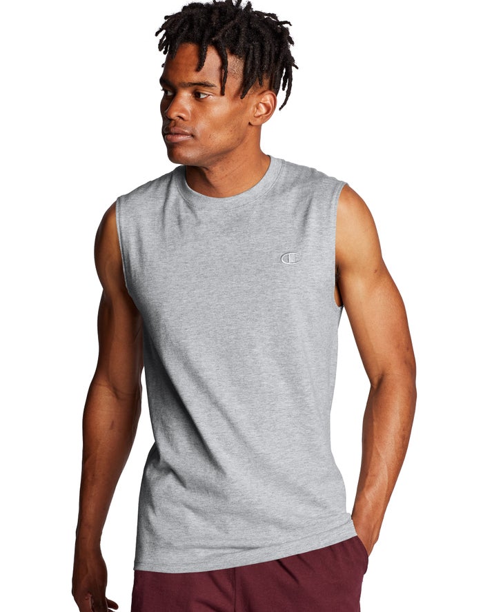 Camiseta Sin Manga Champion Hombre - Classic Jersey ( Gris ) 1309842-IJ